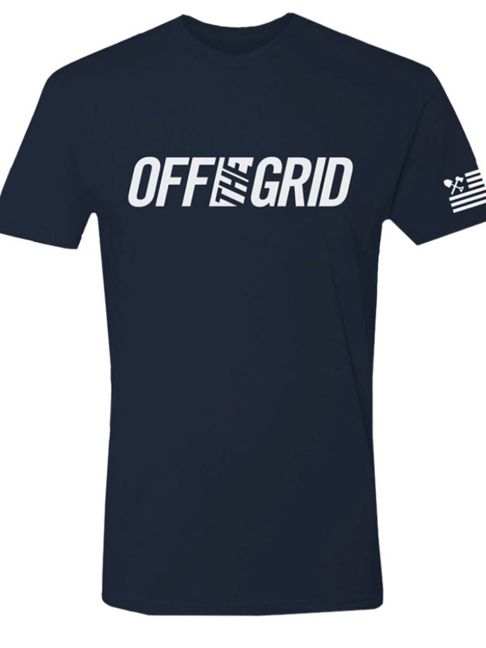 Off The Grid Surplus Off The Grid Solid Logo S/S Tee Shirt - Navy